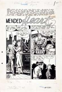 Mike Roy and Mike Peppe New Romances #19 Complete 10-Page Story Original Art (Standard, 1953). The -
