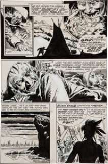 Joe Kubert Showcase #86 Firehair Page 12 Original Art (DC, 1969). Joe Kubert was the ideal artist to illustrate -