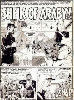 John Severin and Harvey Kurtzman Mad #3 Complete 7-Page Story "Sheik of Araby" Original Art (EC, - | Heritage