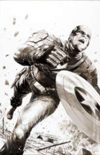 Jackson Guice Captain America: The First Avenger (Military Edition) Cover Original Art (Marvel, 2011). -