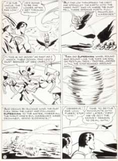 John Sikela Superman "The Secret of the Chinese Dragon" Page 9 Original Art (DC, c. 1940s). Original - | Heritage