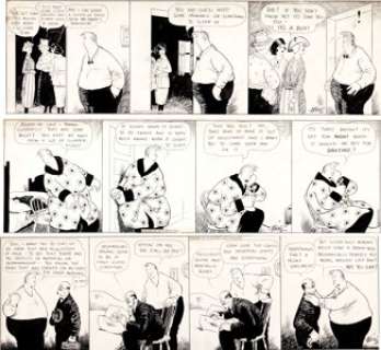 Frank King Gasoline Alley First Week of Skeezix‘s Appearance Daily Comic Strip Original Art Group (Chicago -