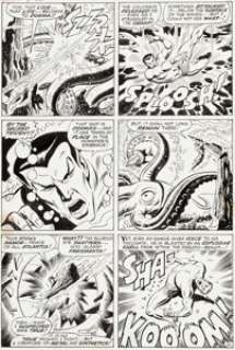 Sal Buscema and Mike Esposito (as Joe Gaudioso) Sub-Mariner #27 Page 11 Original Art (Marvel, 1970). By the -