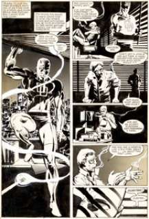 Frank Miller and Klaus Janson Daredevil #179 Page 5 Original Art (Marvel, 1982). A striking half-splash - | Heritage
