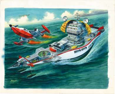 Masami Watanabe Hand-Drawn Color Illustration "Magne Robo Ga Keen" | Mandarake (Big Web)