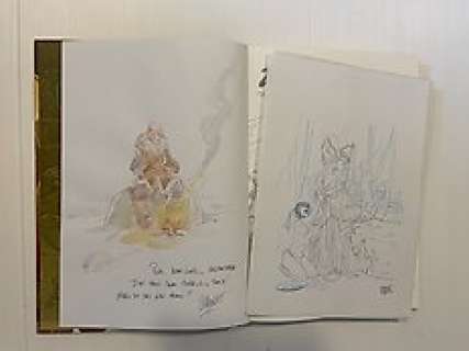 Augustin / Lupano - Alim le Tanneur T2 - Le Vent de l‘exil + dédicace couleur + dessin original - C - TT - (2006)