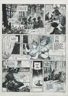 Régis Loisel | La Dernière Maison Juste Avant la Forêt, planche 33 | Galerie 9ème Art