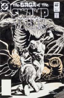 Tom Yeates and Stephen Bissette Saga of the Swamp Thing #17 Cover Original Art (DC, 1983). The stuff that -