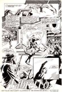 Tom Yeates and Rick Bryant Vanguard Illustrated #1 Complete 10-Page Story "Libretto" Original Art -