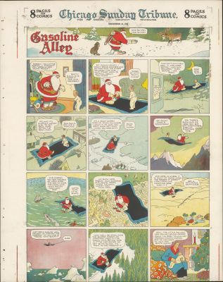 King-Gasoline Alley- Sunday Page Proof-(1924) | Russ Cochran