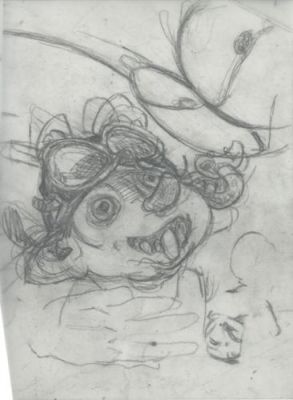 Régis Loisel | Recherche de personnages, Olive | Galerie 9ème Art