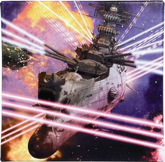 Kia Asamiya Color Reproduction Illustration "Space Battleship Yamato 2199" Hoshi Muru Ark Theater Advance Sale Bonus Canvas Art | Mandarake (Big Web)