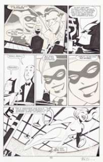 Bruce Timm Batman Adventures: Mad Love #1 Page 10 Harley Quinn Original Art (DC, 1994). Golly, Mr. J! -