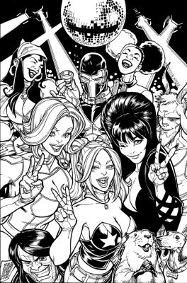 Chad Hardin | Harley Quinn X Elvira #5 | More Great Art