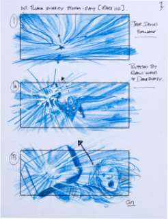Thor: The Dark World Storyboards Original Art Group of 75 (Marvel Studios, 2013). This binder contains 75 -