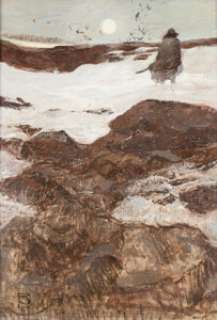 Jeff Jones Withdrawn Solomon Kane Painting  Original Art (1975)....