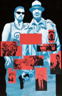 Dave Johnson and Eduardo Risso 100 Bullets Trade Paperback #3 Cover Painting Original Art (DC, 2001). An -