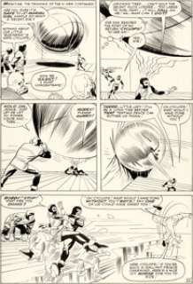 Jack Kirby and Paul Reinman X-Men #2 Story  Page 12 Original Art (Marvel, 1963).... | Heritage