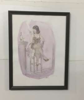 Salomone, Paul | Salomone, Paul - Dessin original - Pin-up | Catawiki