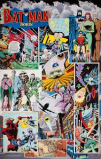 Dick Sprang Batman Around the World Through Time and Space Original Art (DC, 1994). Dick Sprang worked anonymously -