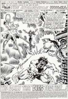 Sal Buscema and Al Milgrom Incredible Hulk #259 Complete 22-Page Story Soviet Super-Soldiers Original Art (Marvel,... (Total: 22 Original Art)