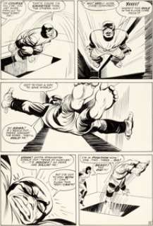 Jack Kirby and Paul Reinman X-Men #2 Story Page 9 Danger Room Original Art (Marvel, 1963).... | Heritage