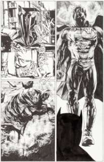 Lee Bermejo Lex Luthor: Man of Steel #3 Page 19 Batman and Superman Original Art (DC, 2005)....