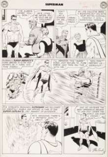 Curt Swan and John Forte Superman #137 Story Page 26 Original Art (DC, 1960)....