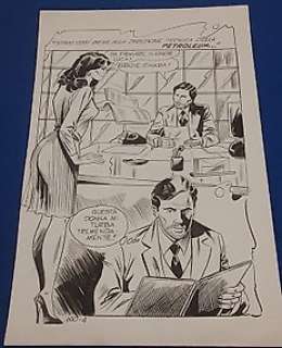 Gabaglio - Casi della vita - 7 planches originales - Terra Insanguinata - Page volante - Exemplaire unique - (1984)