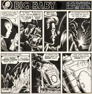  - Charles Burns Big Baby : Teen Plague Planche originale (vers 1988)....
