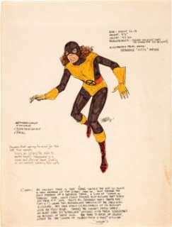  - John Byrne - Kitty Pryde of the X-Men Concept Illustration Original Art (Marvel, c. 1978)....