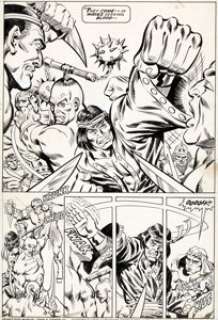  - Ron Wilson, Aubrey Bradford, and Sal Trapani Master of Kung Fu #28 Story Page 13 Original Art (Marvel, 1975)....