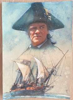 Le Henanff, Fabrice | Le Henanff, Fabrice - Peinture originale - Capitaine Bligh - (2021) | Catawiki