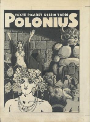 Jacques Tardi | Polonius, Couverture, 1ère édition | Galerie 9ème Art