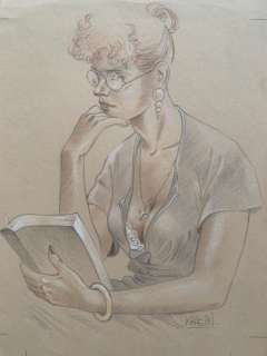 Kraehn, Jean-Charles | Kraehn, Jean-Charles - Dessin original - Portfolio "Personnel" - (2002) | Catawiki