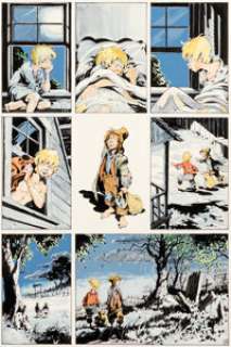 Mike Ploog Classics Illustrated #9 The Adventures of Tom Sawyer Planche 18 (First Comics, 1990)....