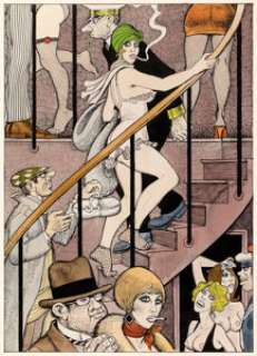 Georges Pichard - Paulette Illustration Originale (Fin 1970s). Georges Pichard Paulette Illustration Original Art (Late 1970s).