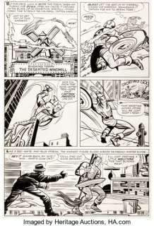 Jack Kirby and Dick Ayers Strange Tales #114 Story Page 14 Original Art (Marvel, 1963). The Human Torch has - | Heritage