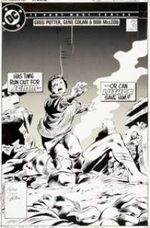 Gene Colan and Bob McLeod Jemm, Son of Saturn #10 Cover Original Art (DC, 1985)....