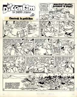 KAMB - DICENTIM Planche originale à l‘encre de chine n°1 pour l‘histoire