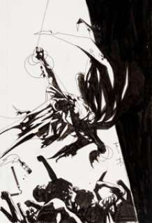 Jock - Detective Comics #799 Cover Original (DC, 2004).