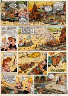 Ben Radis - Les Closh, Le Grand Karma #6 Planche 28 (Les Humanoïdes Associés, 1993). Ben Radis Les Closh, Le Grand Karma #6 Story Page 28 Original Art (Les Humanoïdes Associés, 1993).