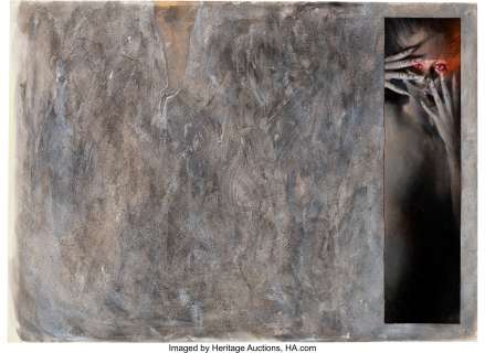 David McKean - Black Orchid #2 Wraparound Cover Painting Original Art (DC, 1989)....