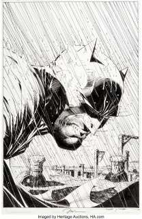 Jim Lee And Scott Williams | All Star Batman and Robin, the Boy Wonder #6 Splash Page 1 Original Art (DC, 2007).... | Heritage