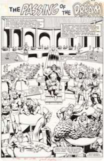 Anderson, Brent - Brent Anderson and Bob McLeod X-Men Annual #5 Splash Page 37 Original Art (Marvel, 1981)....