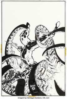 Dave Johnson Aquaman V5#19 Cover Original Art (DC, 1996).... | Heritage