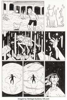 Andrew MacLean The Tomorrows #4 Pages 6-7 Original Art (Dark Horse, 2015).... (Total: 2 Original Art)