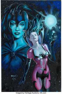 Renaud, Paul - Paul Renaud Polaris Illustration Original Art and Sketch (2003). ... (Total: 2 Original Art)