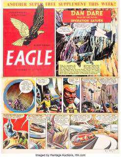 Hampson, Frank - Frank Hampson Eagle #24 Cover Original Art (Hulton Press, 1953)....