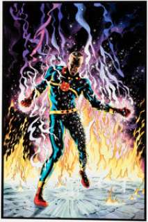 Leach, Garry - Garry Leach Miracleman #1 Cover Re-Creation Original Art (c. 2000s)....
